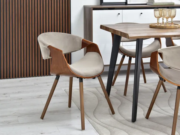 Stylowe krzesło tapicerowane do salonu - klasa do Twojego domu